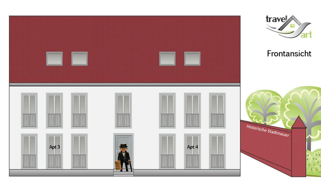 Aparthotel Travel Art Boardinghouse Neuruppin Exteriér fotografie