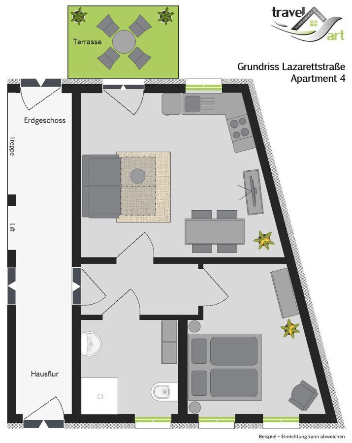 Aparthotel Travel Art Boardinghouse Neuruppin Exteriér fotografie
